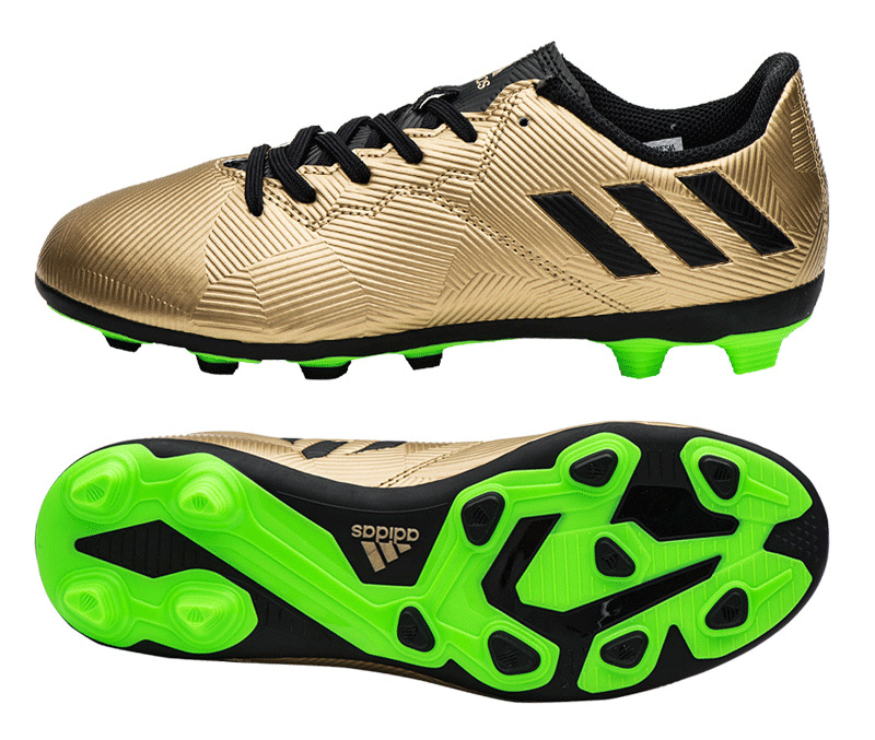 kids gold adidas football boots